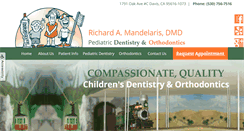 Desktop Screenshot of daviskidsdentist.com